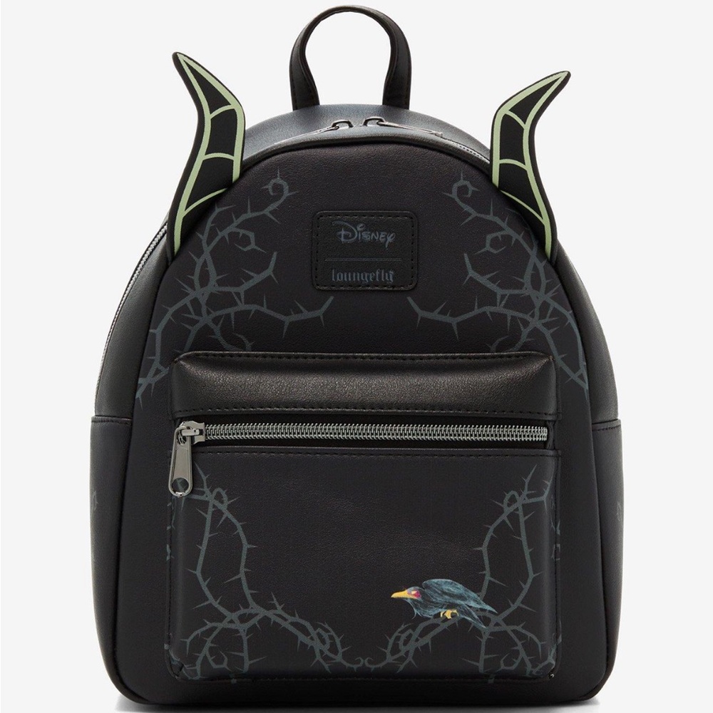 Loungefly Disney Sleeping Beauty Maleficent Glow-in-the-Dark Horns Mini …